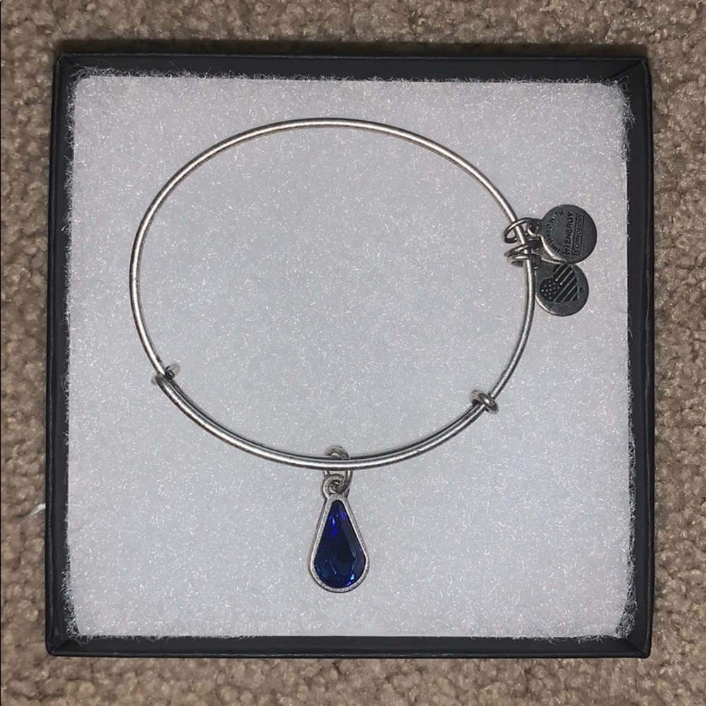 Alex and Ani Sapphire Bangle